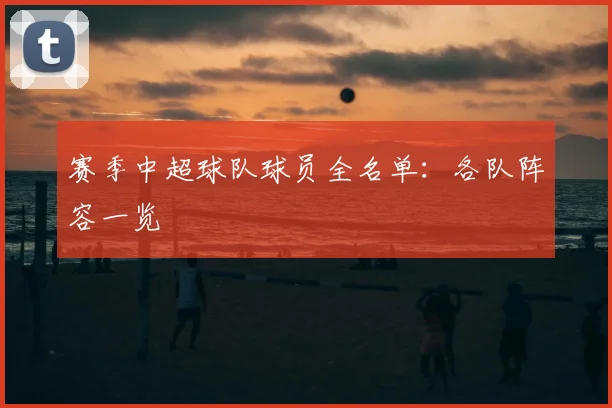 赛季中超球队球员全名单:各队阵容一览